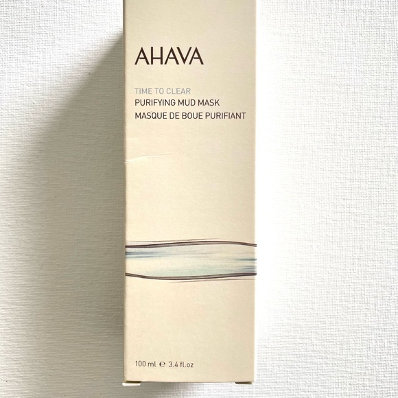 AHAVA Purifying Mud Mask $39 NEW IN BOX 3.4fl Full Size Skincare Minerals - Picture 1 of 5